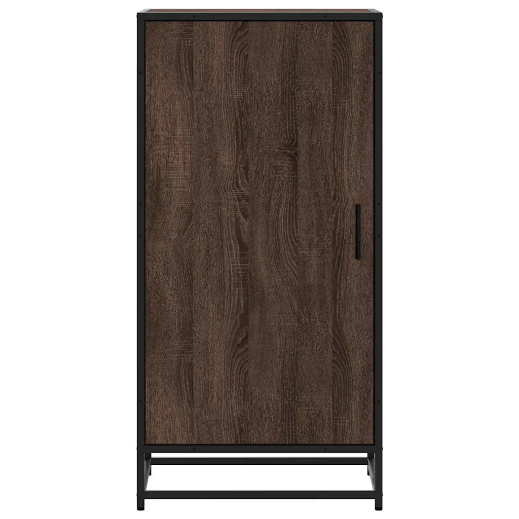 Scarpiera Rovere Marrone 48x38x97,5 cm in Legno Multistrato 849203