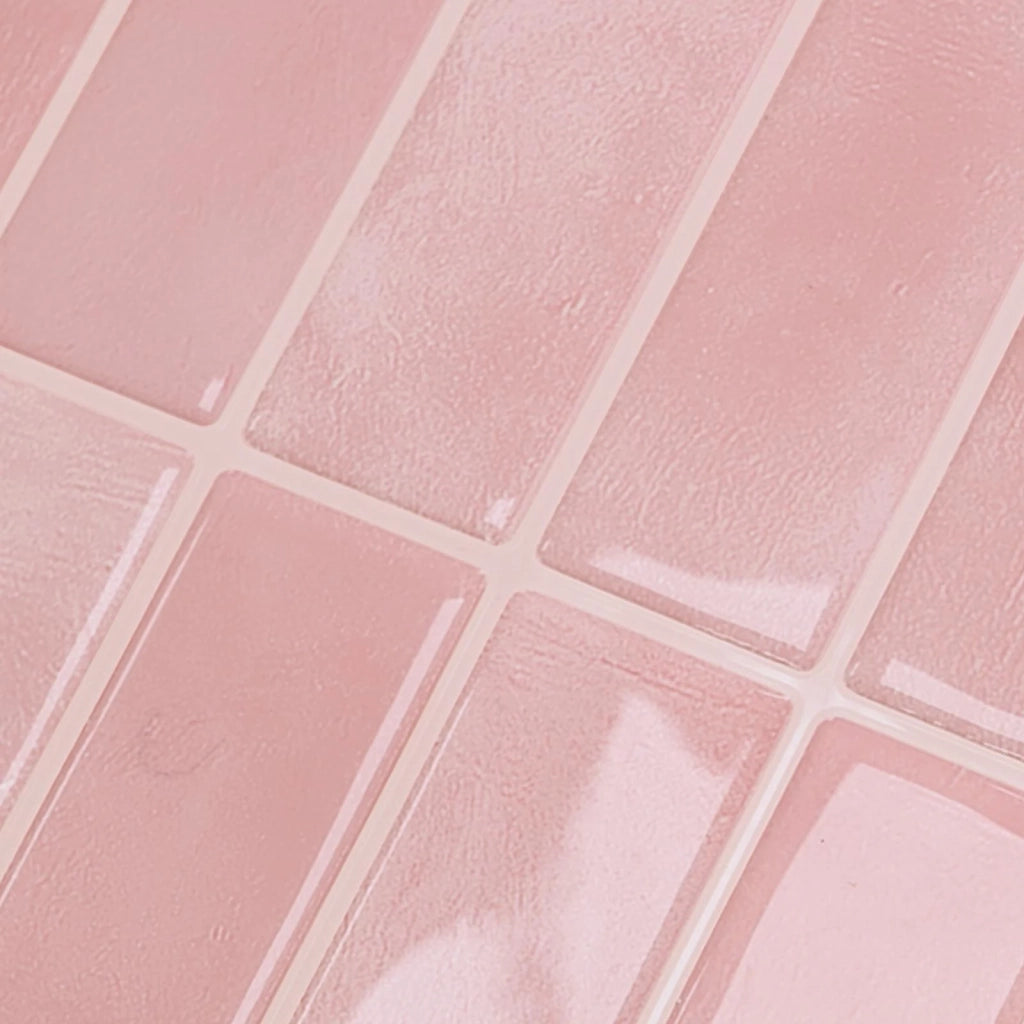 Piastrella Rettangolare 50 pcs Rosa 29 x 23 x 0,08 cm