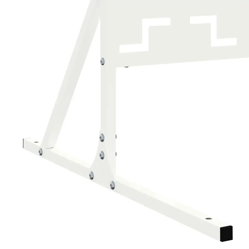 Schermo per Privacy Bianco 100 x 50 x 180 cm Acciaio CFW4408173