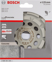2608201228 - Mola a tazza diamantata Best for Concrete 125 x 22,23 x 4,5 mm