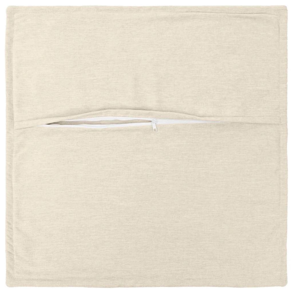 Federa 12 pz HOUTEN Crema 40 x 40 cm Tessuto Chenille 916869