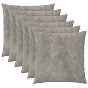 Federa 6 pcs HEERLEN Grigio Chiaro 65 x 65 cm 913002
