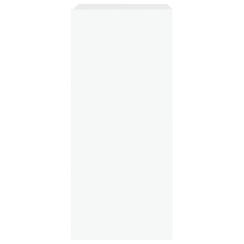 Mobile TV multimediale scaffale TV mobile TV credenza TV sala da pranzo soggiorno camera da letto montaggio a parete con luci LED 30,5 x 35 x 70 cm bianco 02_0027874