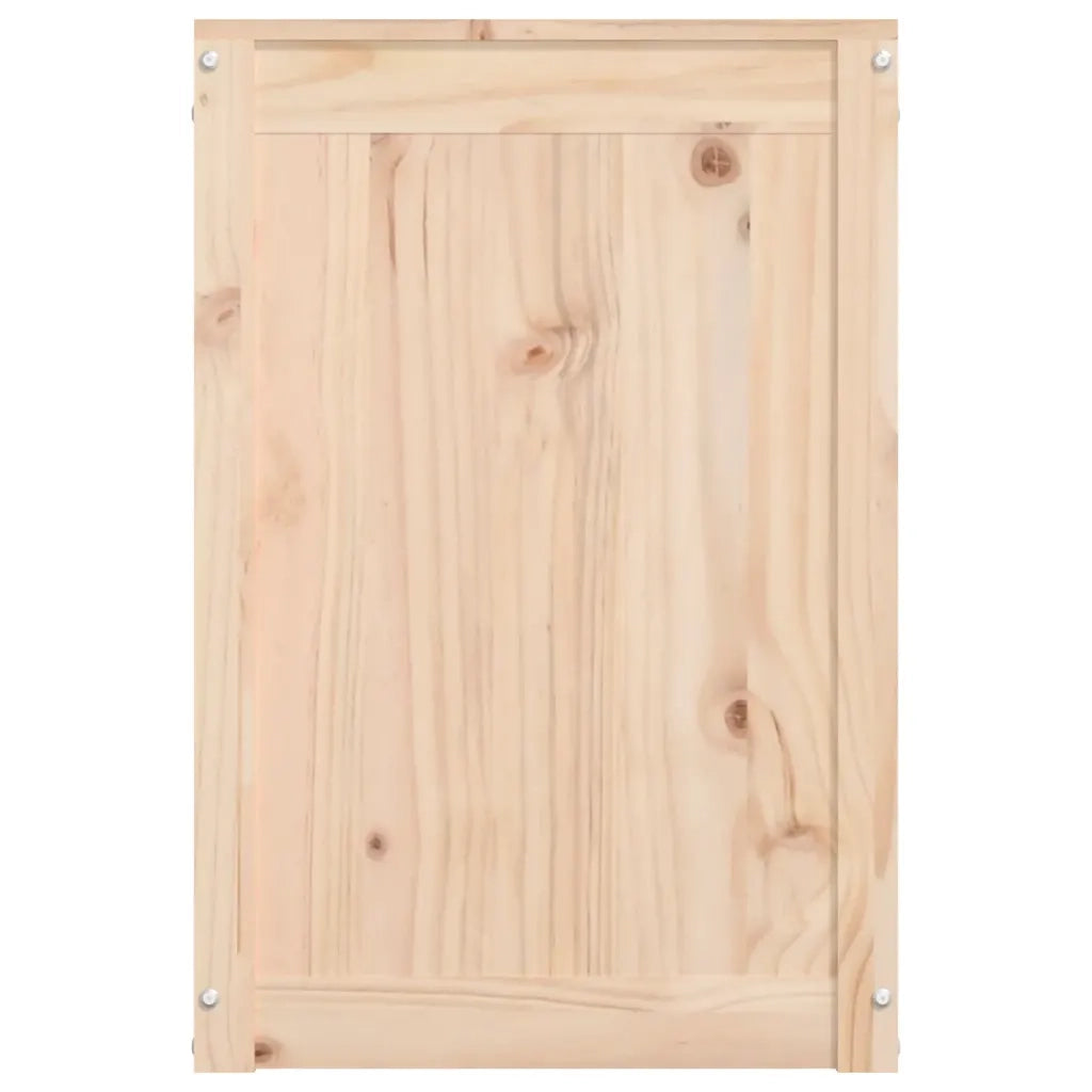 Contenitore per Bucato 88,5x44x66 cm Legno Massello Pino CFW9312485