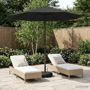 Ombrello da giardino 230 x 230 cm Poliestere Rettangolare 42036215