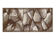 Tappeto Passatoia Cucina Corsia Retro Antiscivolo Disegno Universo By Suardi - 55x115 - Marrone