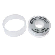 Trade Shop - Set 2 Rotoli Nastro Teflon Professionale 100% Ptfe 19mmx20mtx0.20mm Filetti 69380 -