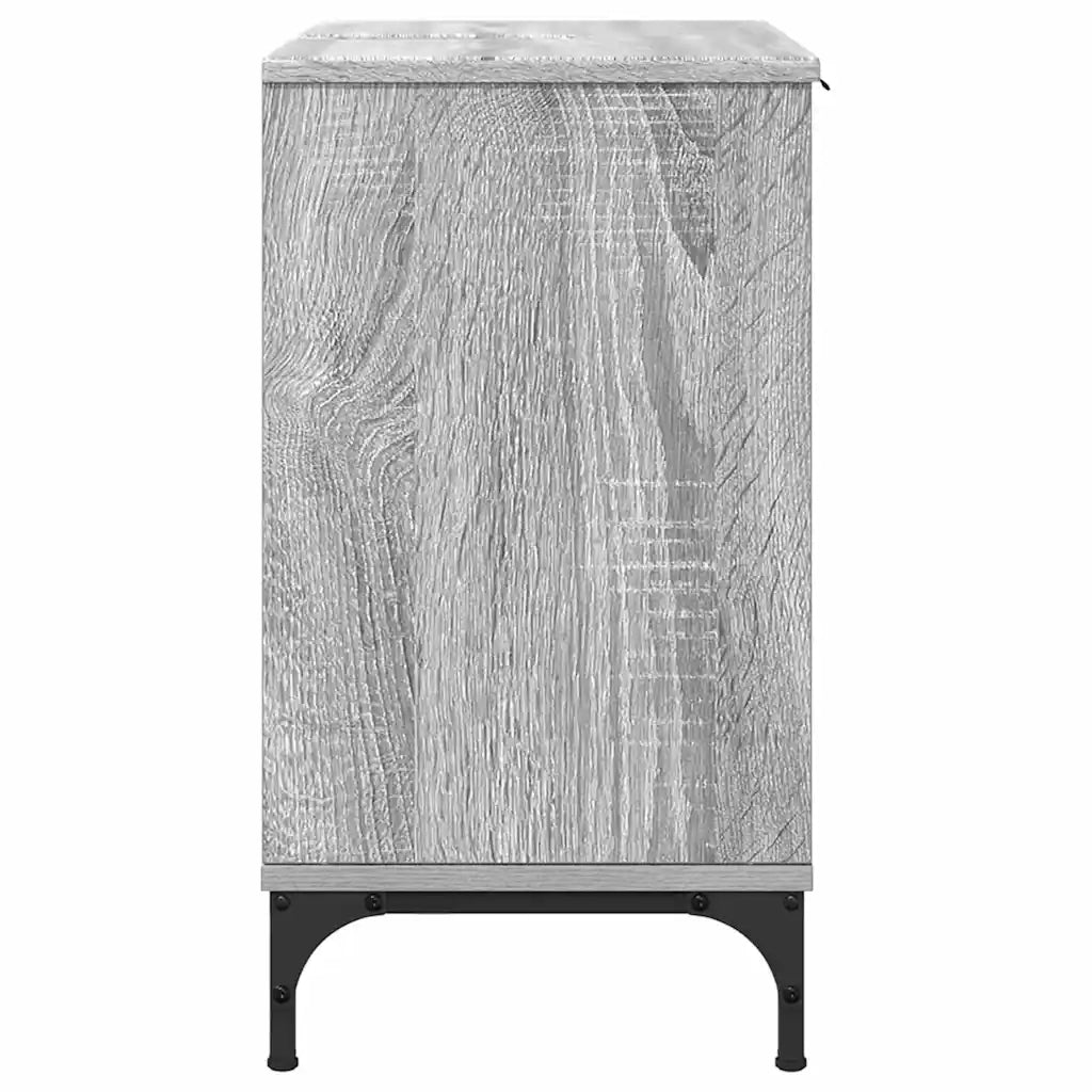 Armadio per Lavabo da Bagno Grigio Sonoma 60,5 x 33,5 x 61 cm 883420