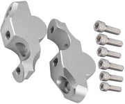 Alzavantaggi Risali CNC Anodizzate - Riser di Sterzo per Motocicletta - Adatto per R NineT R9T 2014-2018 - Lega di Alluminio - Migliorata Posizione di Guida - Progetto Compattato - Alzavantaggi di Sterzo