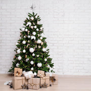 Albero di Natale Sugarplum, Albero artificiale extra folto, Albero effetto reale in PVC, 731 rami, Altezza cm 210