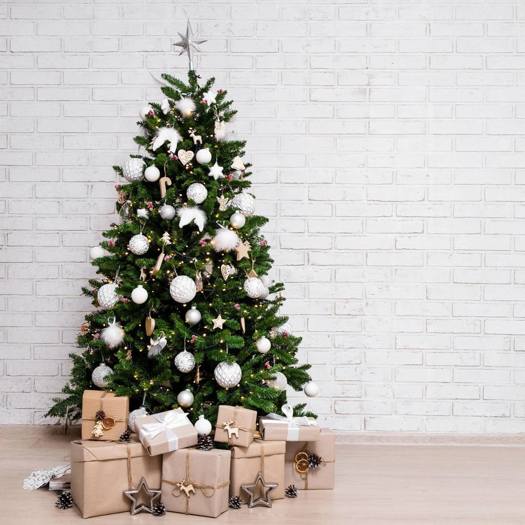 Albero di Natale Sugarplum, Albero artificiale extra folto, Albero effetto reale in PVC, 731 rami, Altezza cm 210