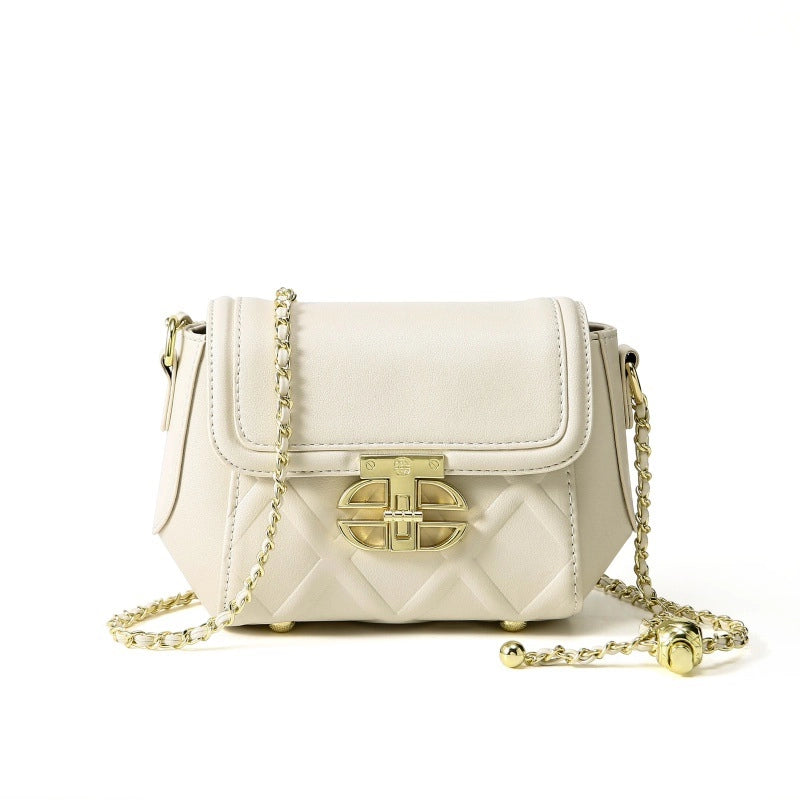 Borsa a tracolla da donna in vera pelle, modello tote, alla moda, modello hobo, bianca.