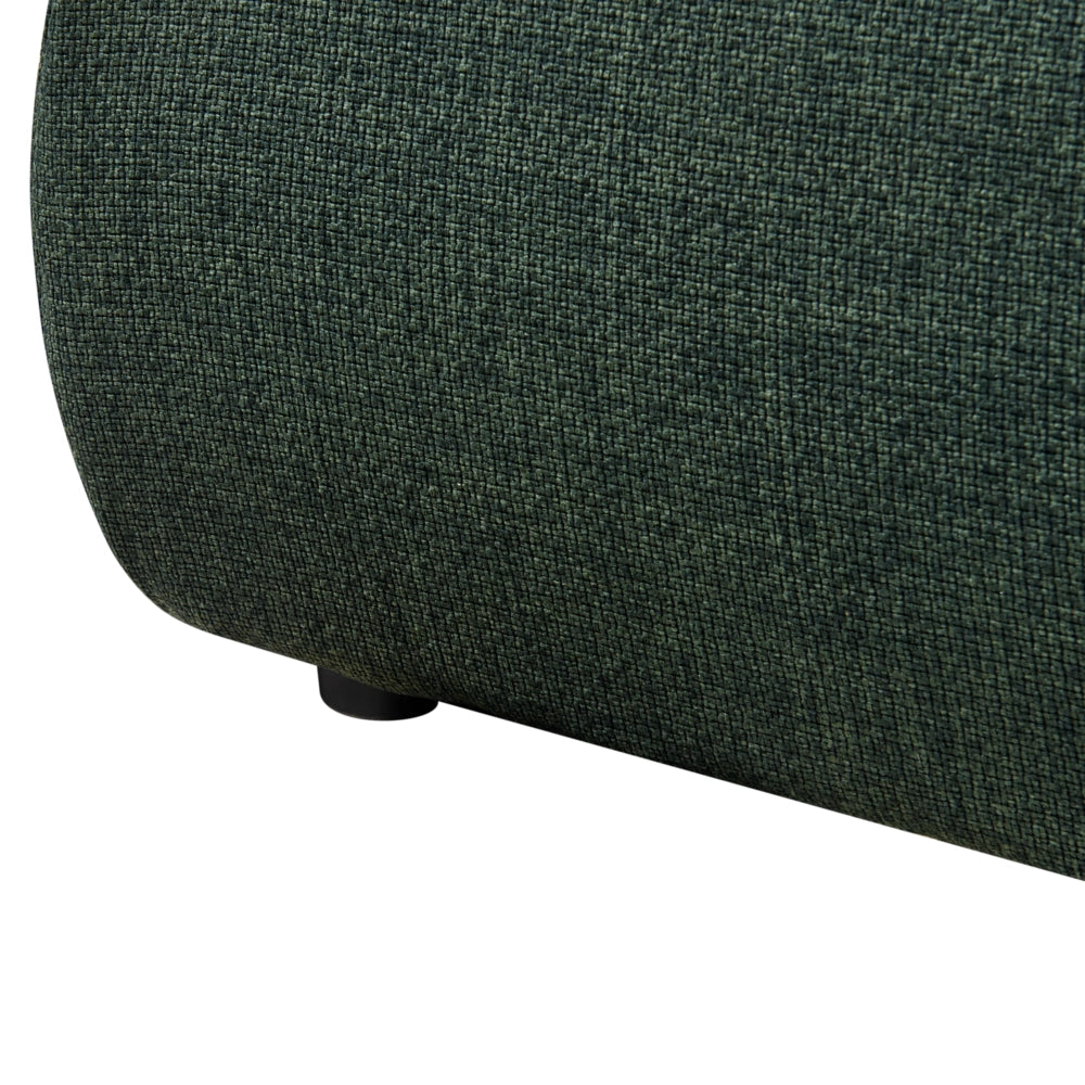 Letto matrimoniale imbottito in tessuto verde scuro 160 x 200 cm stile classico camera da letto