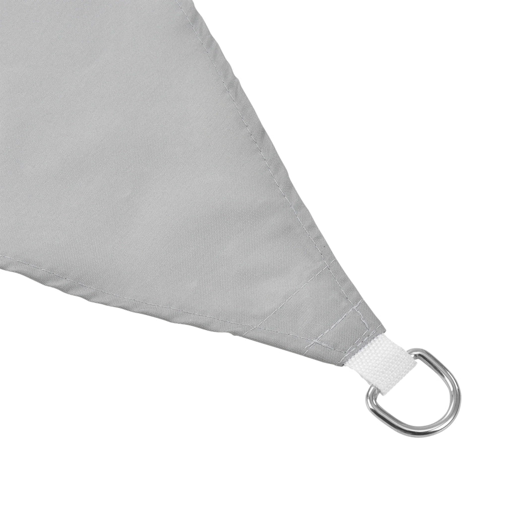 Vela ombreggiante quadrata 2x2m in poliestere poliuretano grigio chiaro 03_0004583