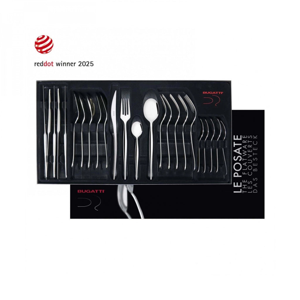 NATURA, Posate Set 24 pz, Scatola Gallery, Casa Bugatti
