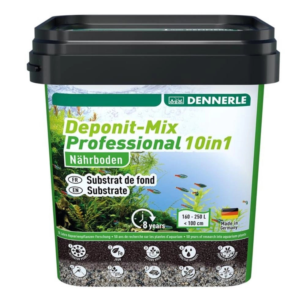 Dennerle Deponit Mix Professional - fondo fertilizzante Formato: 9.6 Kg