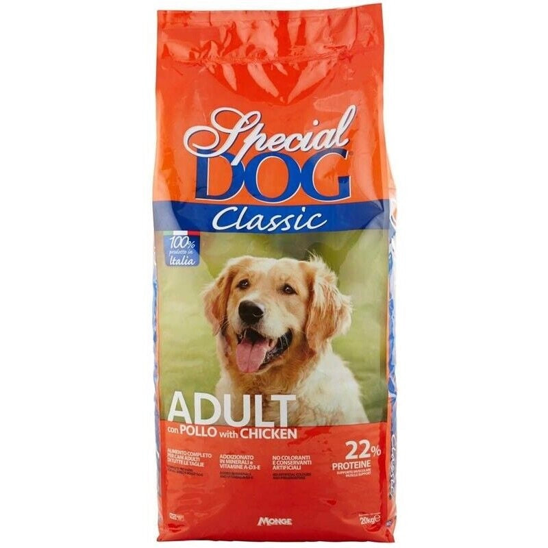 SPECIAL DOG CROCCHETTE STANDARD GUSTO POLLO IN FORMATO DA 20 KG PER CANI ADULT