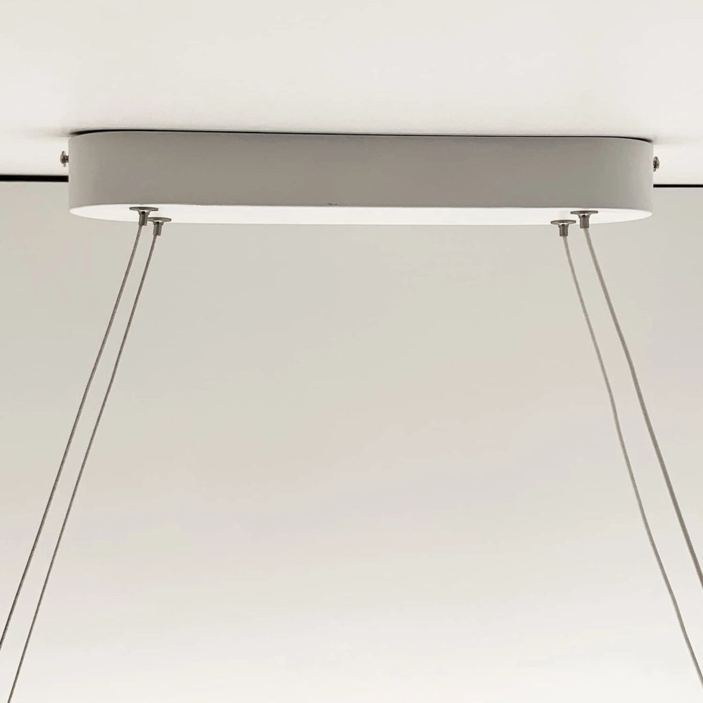 Lampadario Plafoniera Illuminazione a Led Moderno 48W Luce Soffitto Forma onda luce bianca fredda 6500K