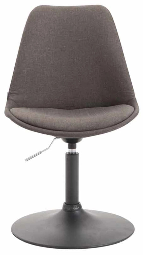 Set di 4 sedie da pranzo in tessuto Maverick grigio scuro,nero