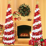 Alberi di Natale – Albero di Natale Artistico – Albero di Natale di Arte – Albero di Natale Verde – Decorazione di Natale – Ornamento di Natale – Feste – Accessori di Albero di Natale – Decorazione di Casa di Natale – Albero di Natale Completo