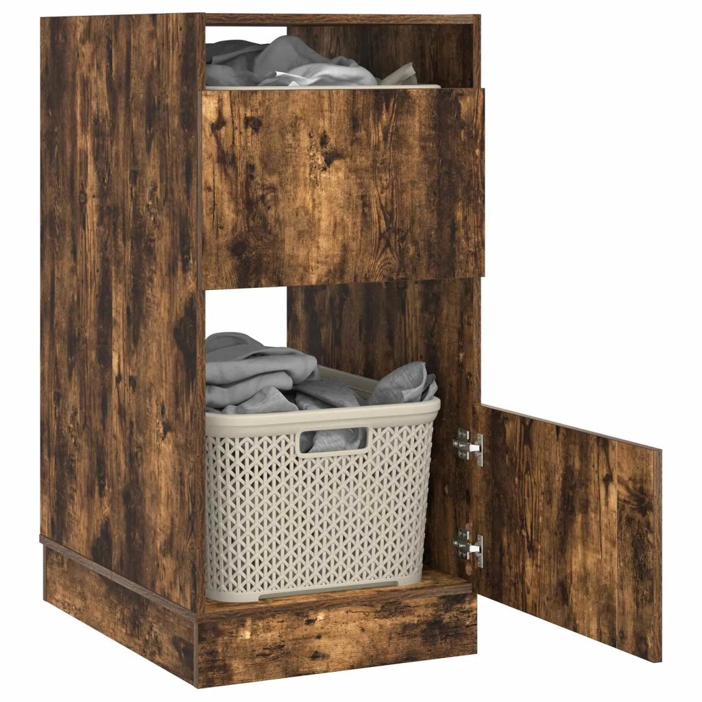 Mobile da lavanderia con porta Rovere fumé Legno multistrato