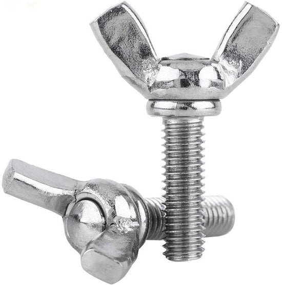 Viti a Velo M5 - 5 Pezzi - Acciaio Inossidabile 304 - Viti a Velo Completa - Viti a Velo a Doppia Testa - Ideali per Professionisti - Lunga Durata - Viti a Velo a Velo