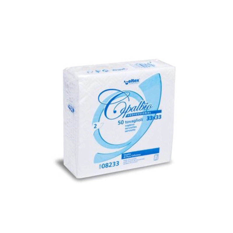 Tovagliolo Carta 2V Capalbio Bianco Pz 50 Celtex
