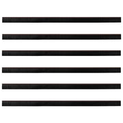 Spazzole per porte autoadesive 6 pz Marrone 100 cm CFW8473263
