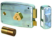 Cisa SERRATURA FERRO APPL. 2M+S CIL/INT. ZINCATA Art. 50571 E.60 Sx