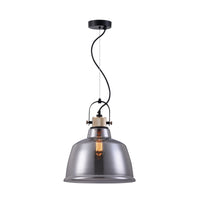 Lampada pendente Pendant in Metallo Irving Nero