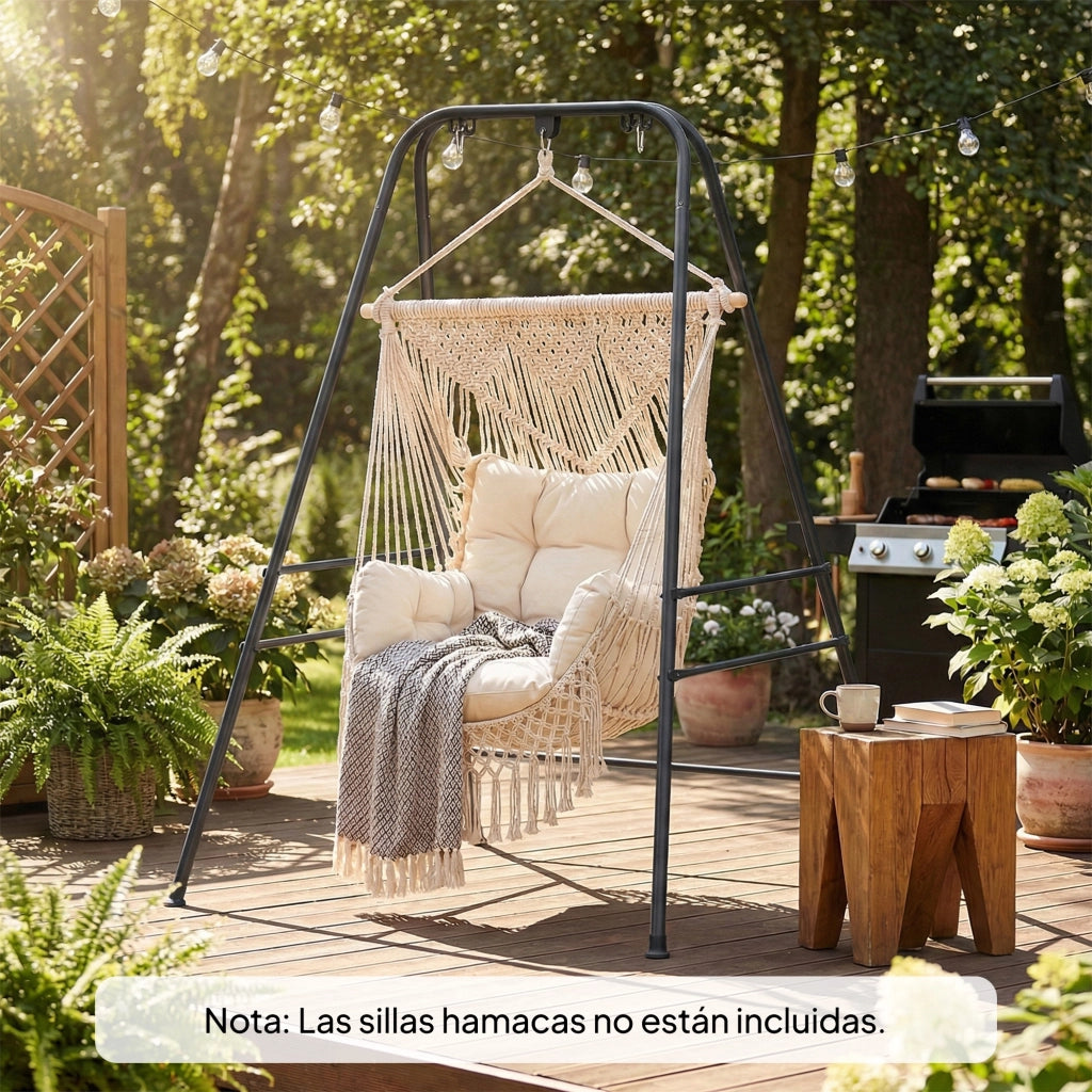 Supporto per Amaca Sospesa 183 cm ¨C zephmum ¨C Acciaio Antracite