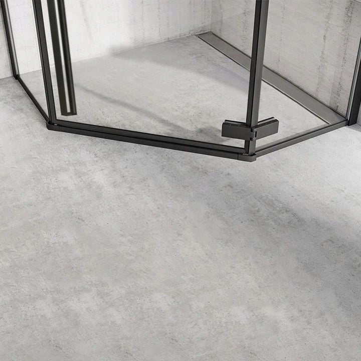 Cabina Doccia Diamond Black Mat 90x90 senza piatto doccia