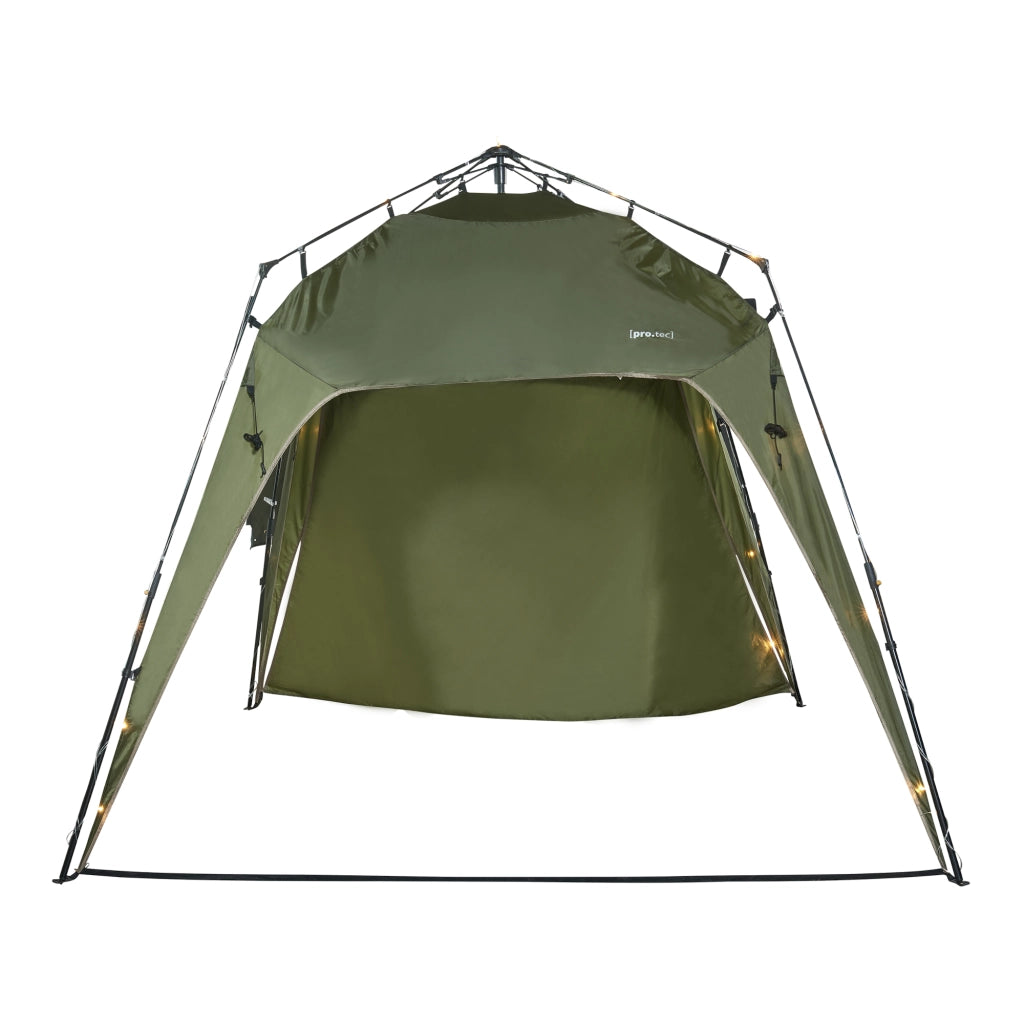 Gazebo pop-up Barendrecht con Illuminazione a LED - Verde pro.tec