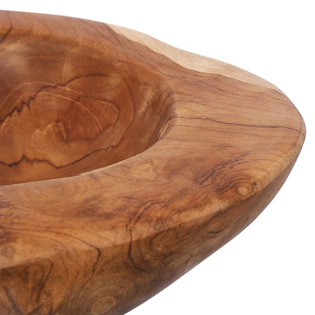 Portafrutta JEPARA Ø 30 cm Legno di teak massello Rotondo 42010335