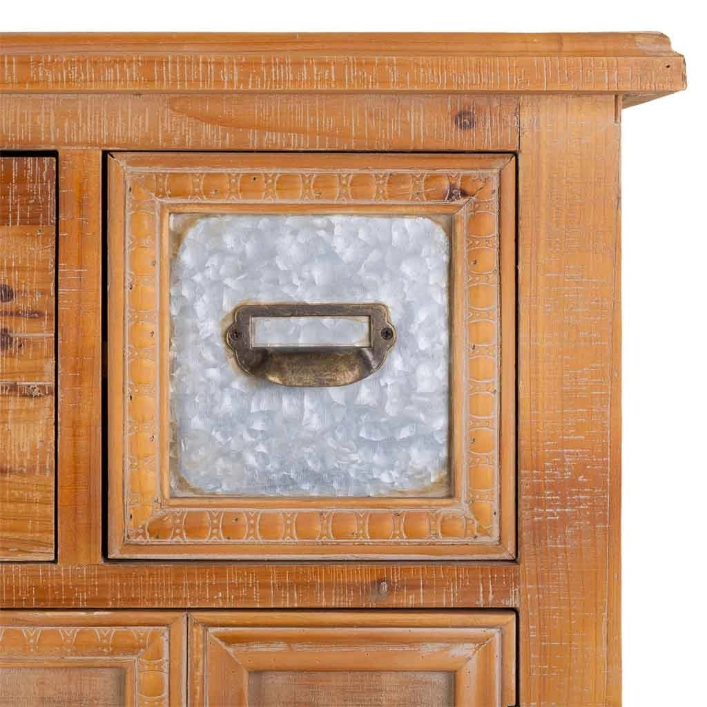 Cassettiera in legno 80x37x155h cm