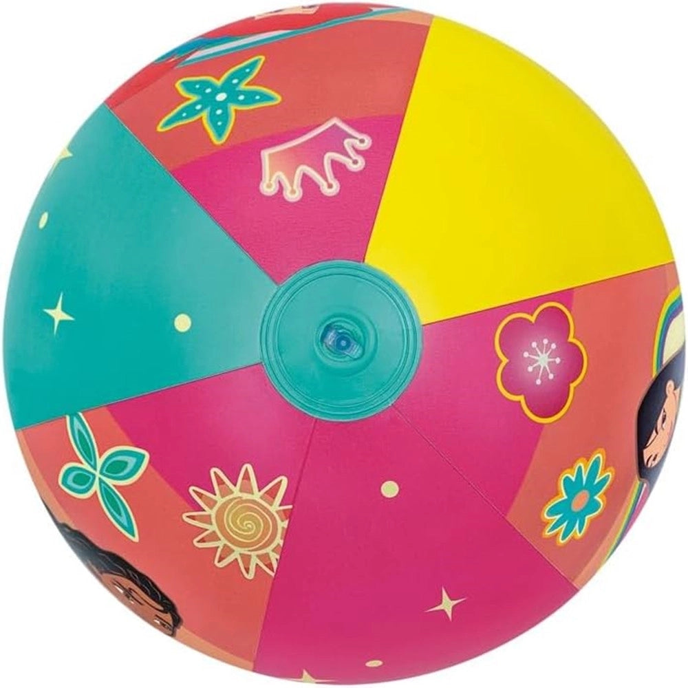 Trade Shop - Pallone Da Spiaggia Piscina Gonfiabile Tema Principesse Disney Bambine 2+anni 51cm 91042w -