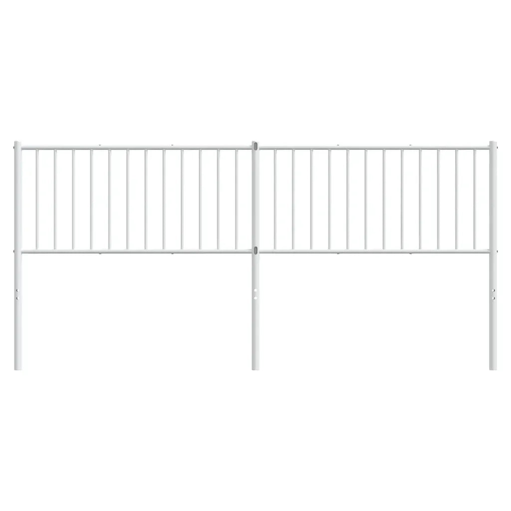 Testiera di Ricambio in Metallo Bianco 193 cm 350968