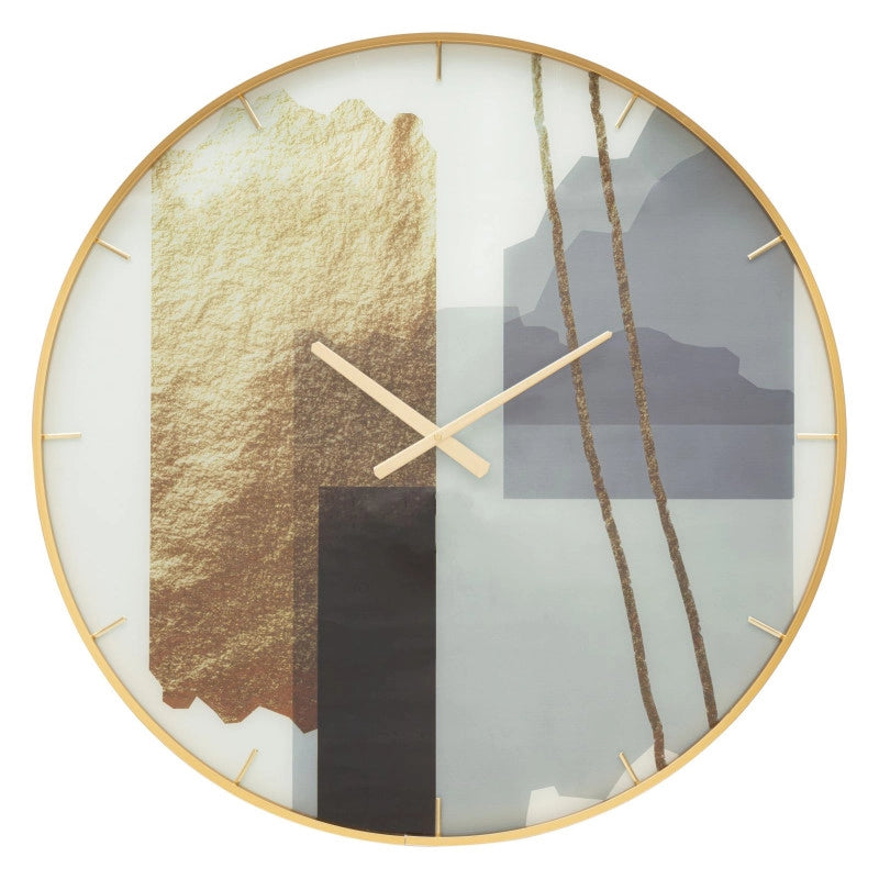 Orologio Glassortiti Motif cm ø 80x5