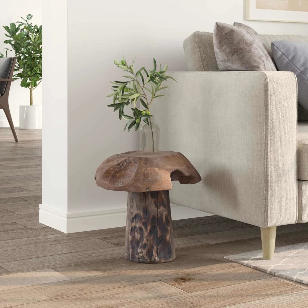 Pouf Naturale 35 x 35 x 35 cm Legno di teak solido