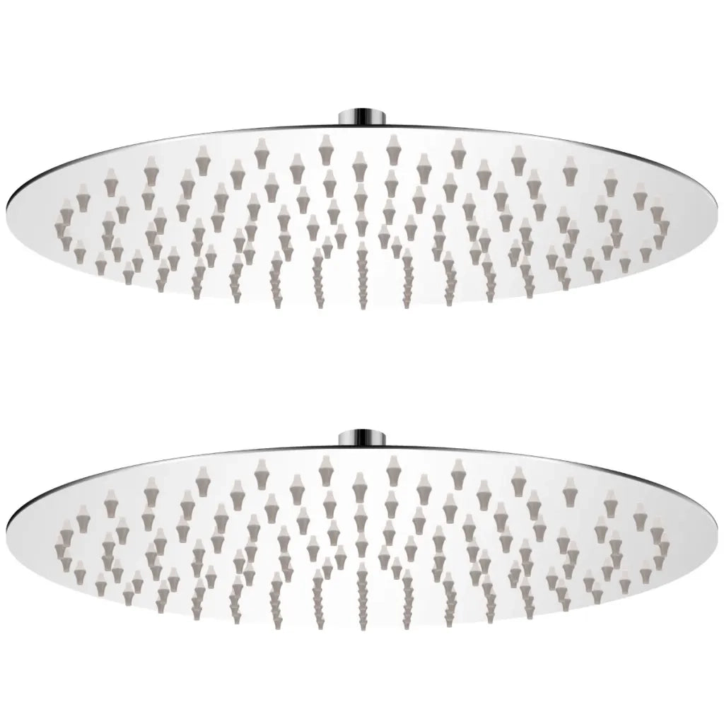 Soffione per Doccia a Pioggia 2 pz Acciaio Inossidabile Ã˜ 30 cm cod mxl 47279