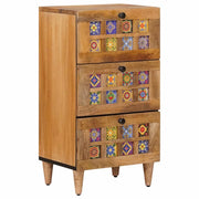 Credenza Naturale 40 x 33 x 75 cm Legno di mango massello