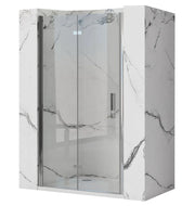 Porta Doccia Rea Molier Chrome + Profilo 90
