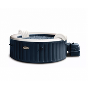 Spa gonfiabile idromassaggio 4 posti con luce LED e poggiatesta, riscaldamento 40°C diametro 196 cm altezza 71 cm per esterno - Intex