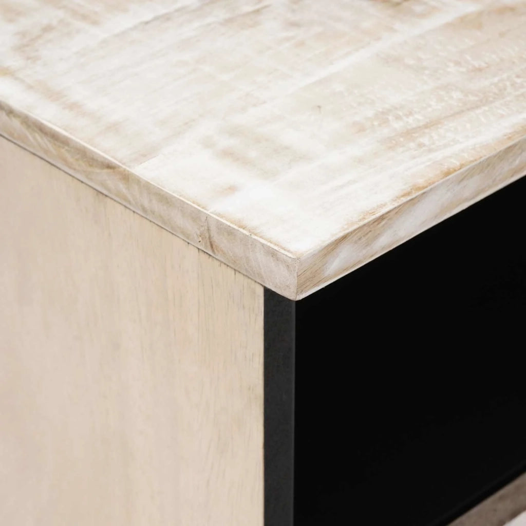 Mobiletto | Comodino | Armadio da Notte | Mobiletto da notte da letto | Comodino | Armadio da Notte | Mobiletto da notte con cassetto Bianco 40 x 33 x 46 cm