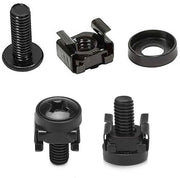 Set di 60 viti e viti a testa per rackmontaggio, viti quadrate per console server, montaggio router e armadiato net

Specifica tecnica: 
- M6 
- Nero