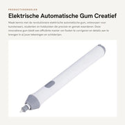 Marcatori Automatici Elettrici a Gomma - Creativi per Disegnare - Alimentati da Batteria - Bianco - 22 Sfere di Gomma - Ideali per Artisti - Incluso Accessori di Ricambio