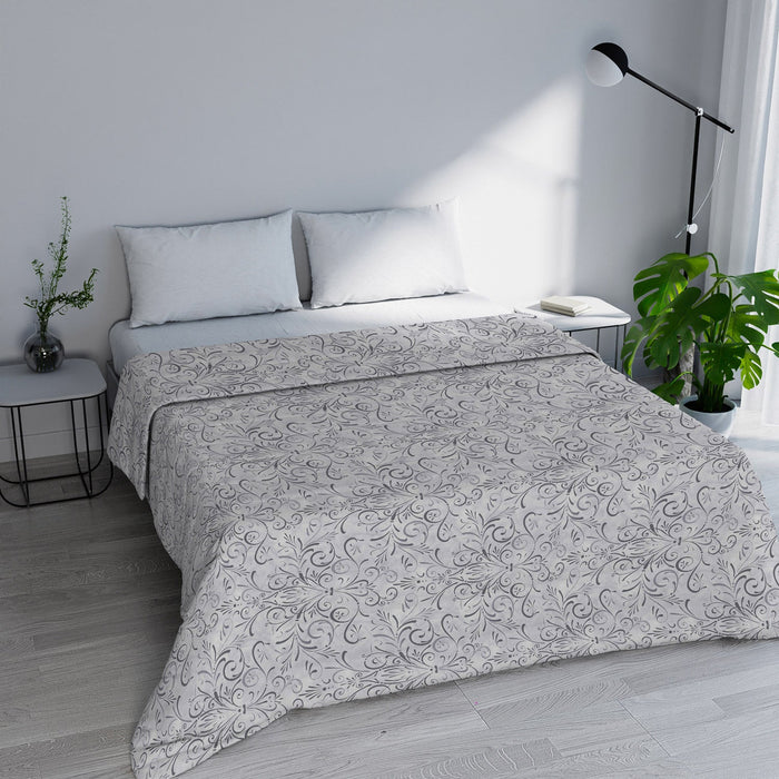 Trapuntino Estivo Matrimoniale in Microfibra 100 gr con Stampa Ornato Basic