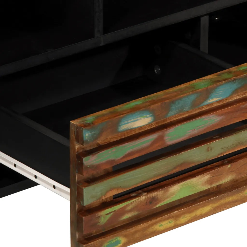 Mobile Porta TV-Mobile per TV-Credenza TV 100x34x46 cm in Legno Massello di Acacia 779852