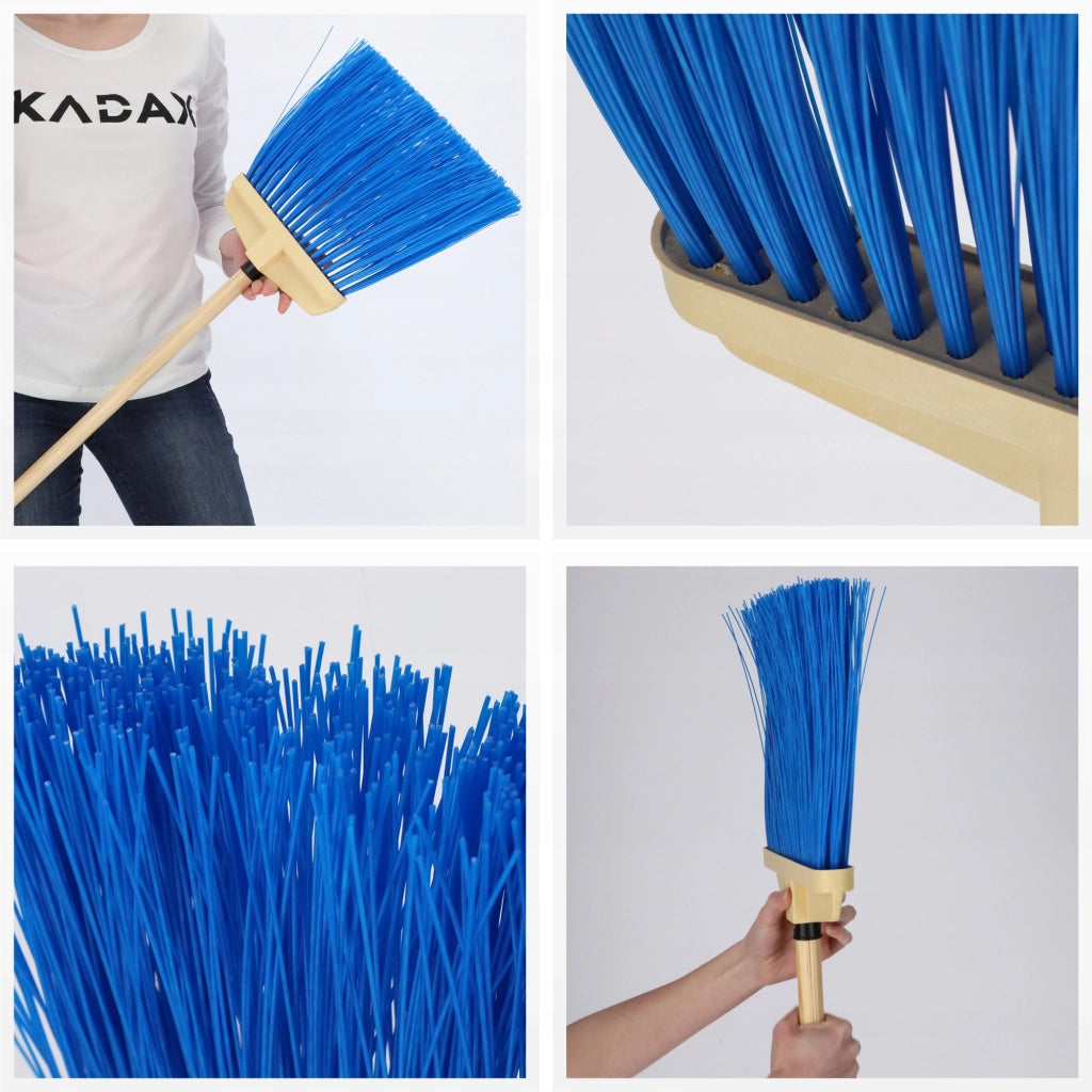 Scopa da strada KADAX con manico in legno, 35 cm