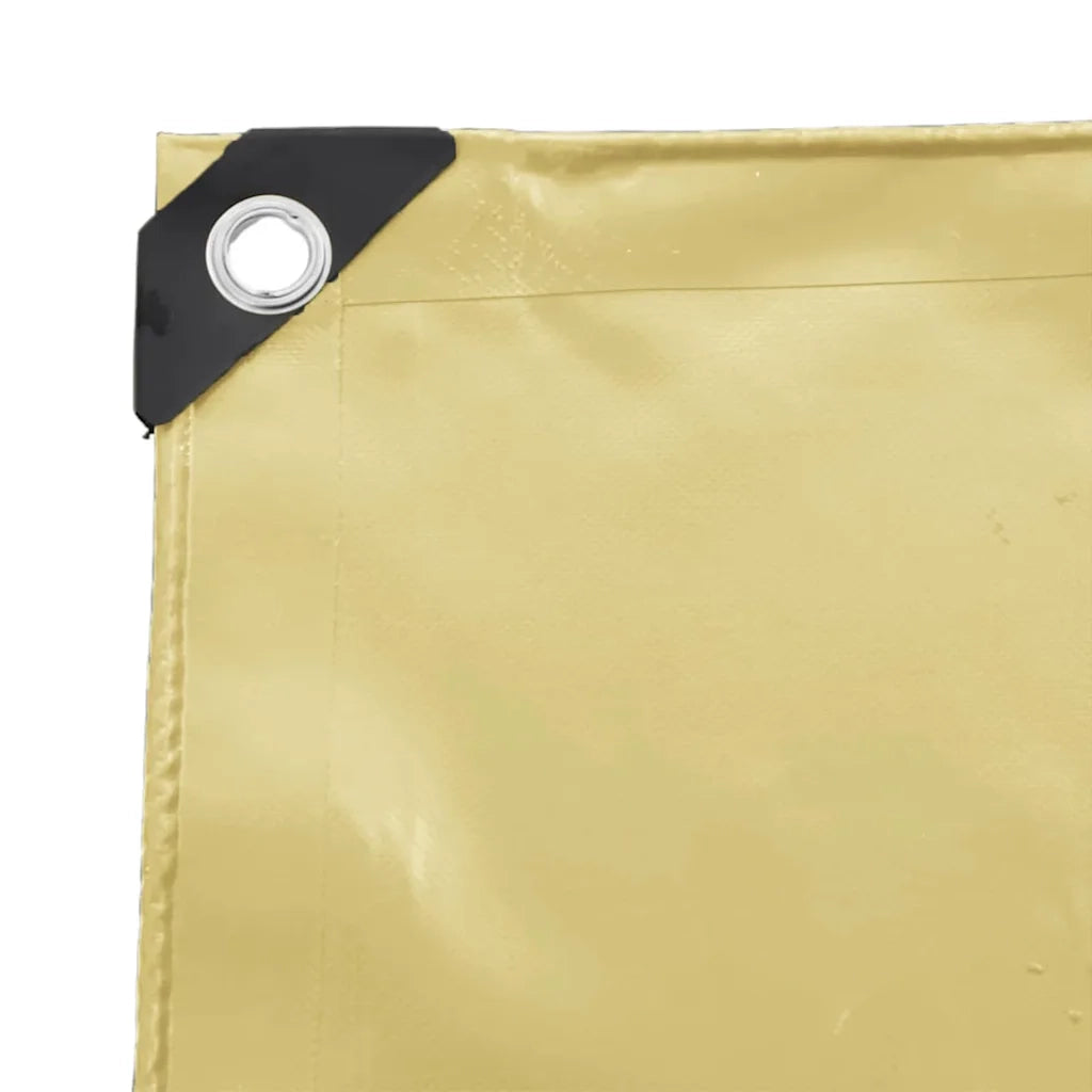 Telo 650g / m² Beige 5 x 5 m Tela con rivestimento in PVC